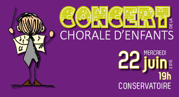 Concert chorale enfants 22 juin 2016