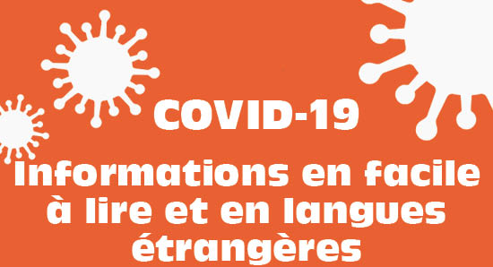 COVID 19 Informations facile à lire et langues étrangères