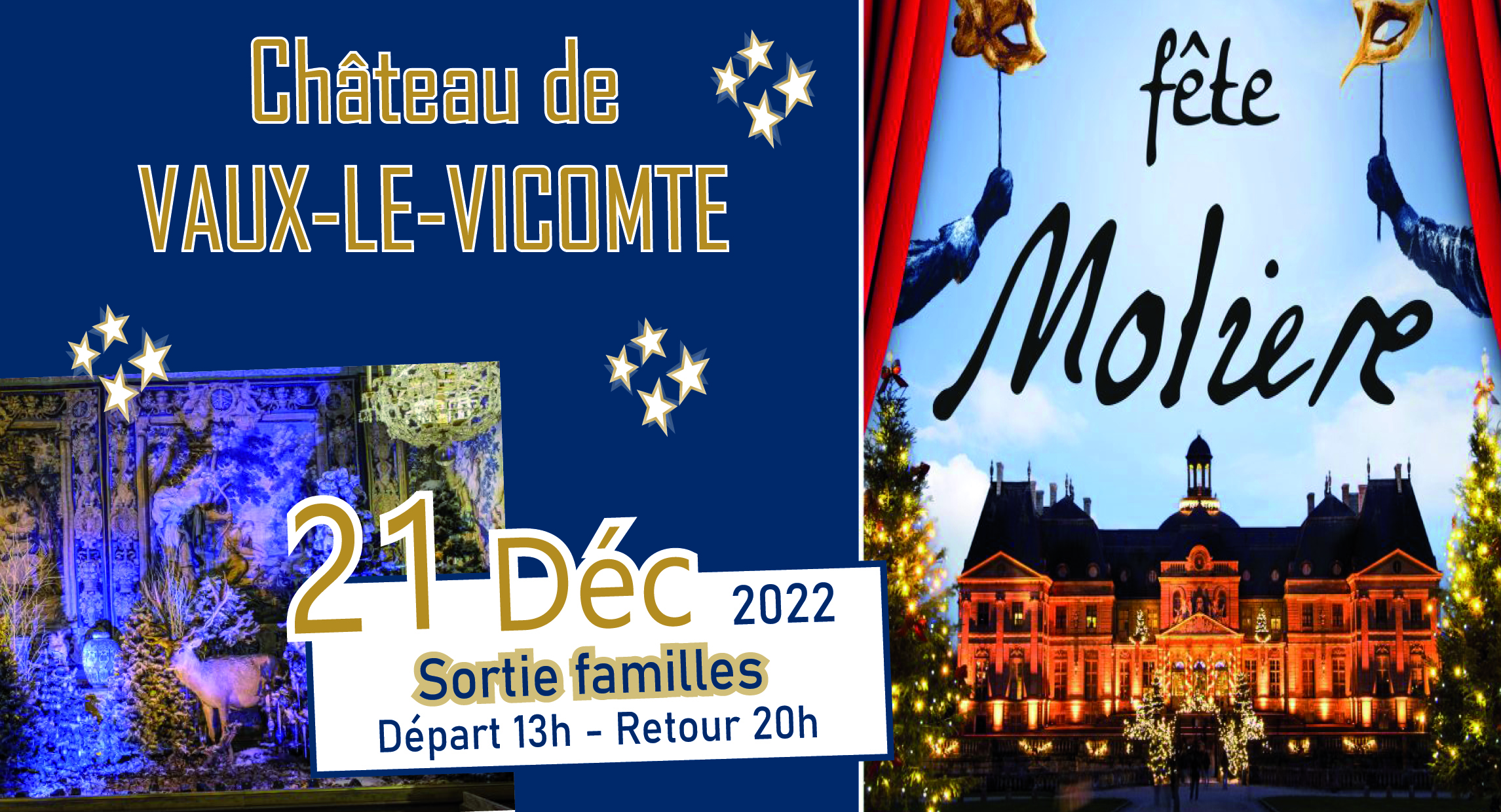 Vaux le Vicomte décembre 2022
